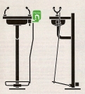 Safetyman DF 260 eye wash and face wash unit